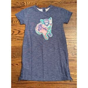 Cat & Jack Cat Appliqué Short Sleeve Girl’s Dress size Medium 10/12